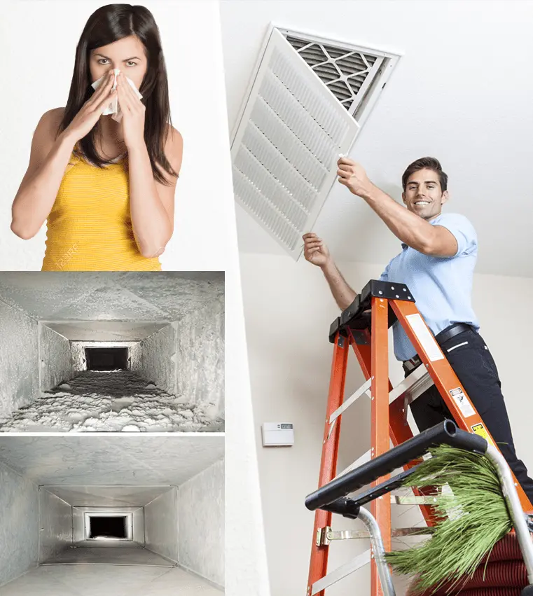 Eco Safe Duct Cleaning Sugar Land - Before and After